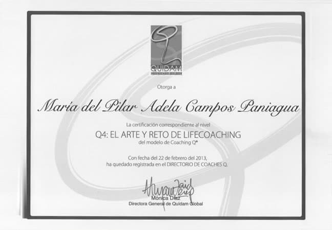 Constancia: Q4: El arte y reto de LifeCoaching
