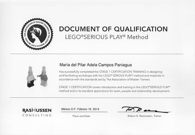 Constancia: LEGO® Serious Play®: Stage 1