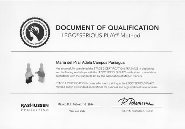 Constancia: LEGO® Serious Play®: Stage 2